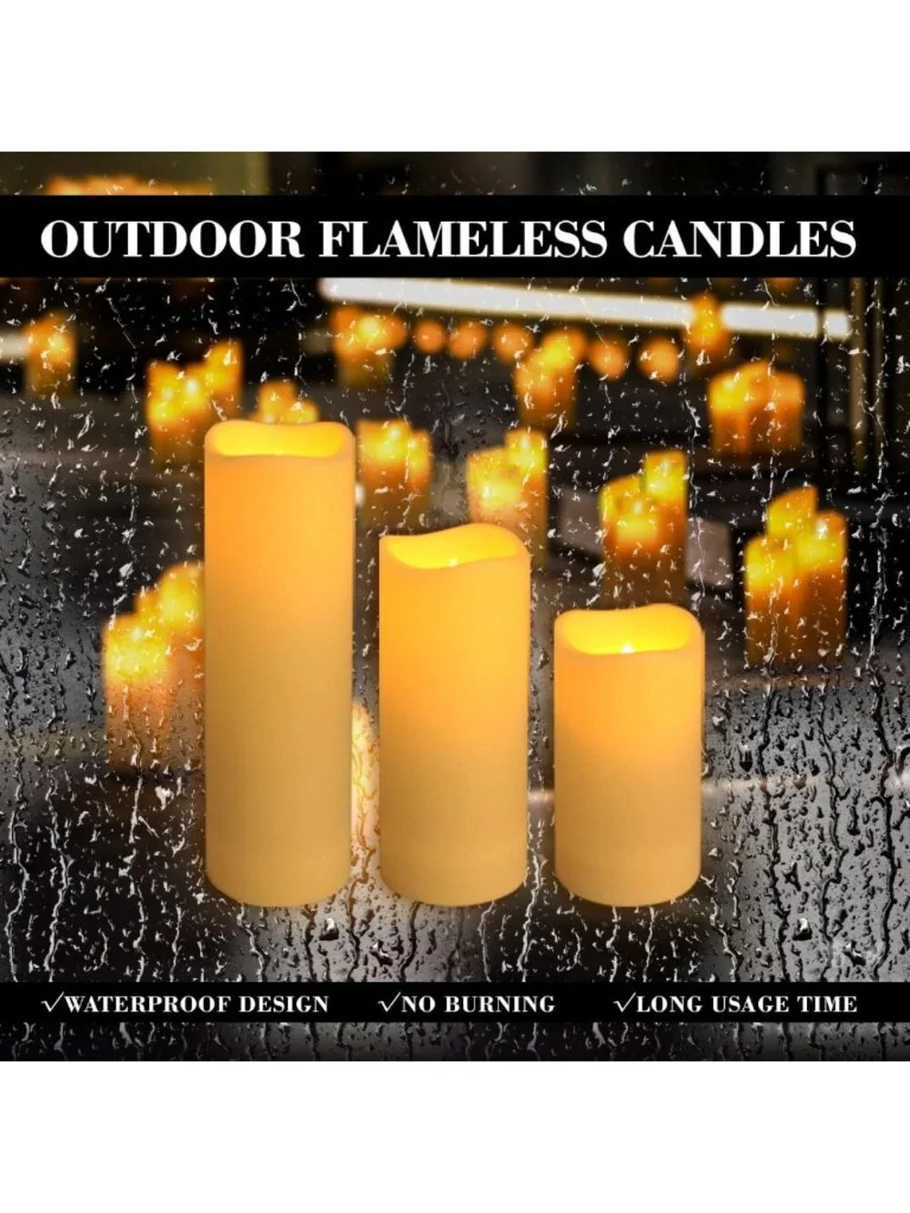 72-Pack Remote Control LED Flameless Candles - Ideal for Home Decor & Events